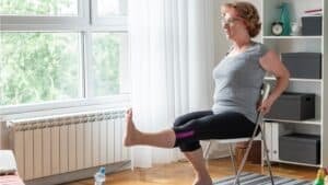 Surprisingly Effective Chair Workout for Legs and Core (VIDEO)